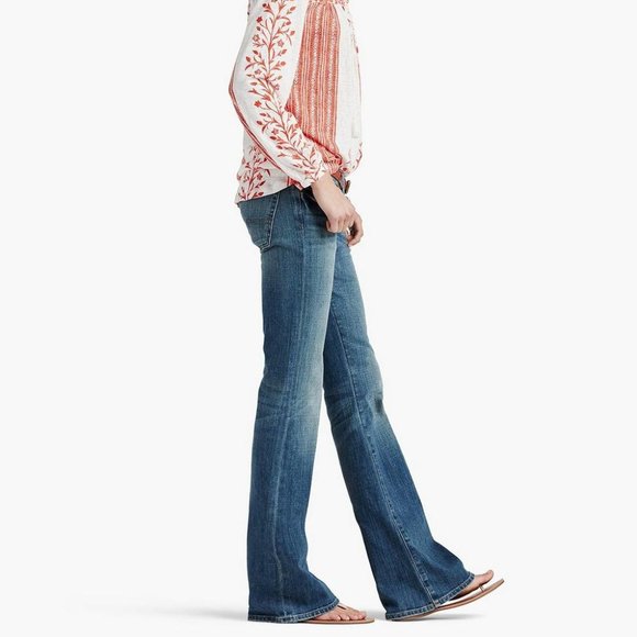 Lucky Brand Lil Maggie Dungarees flare jeans - Picture 1 of 11